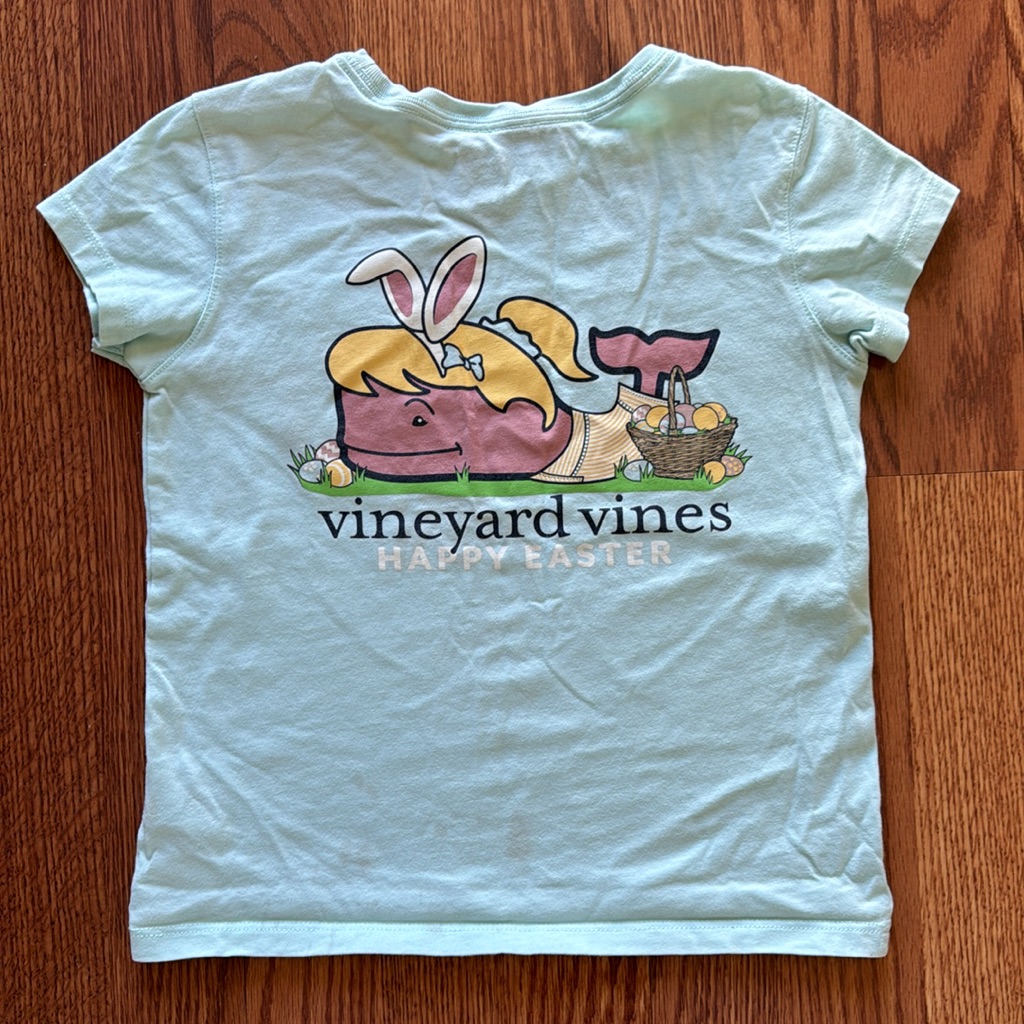 Vineyard Vines Easter T-Shirt, Size Xs (5-6)